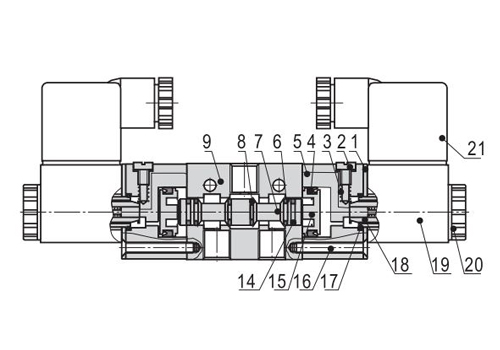 Inner structure AirTAC Solenoid Valve 3V Series