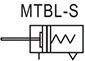 MTBL-S Series cylinder กระบอกลม
