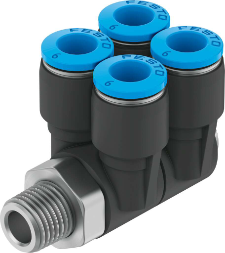 Male Double Twin Elbow