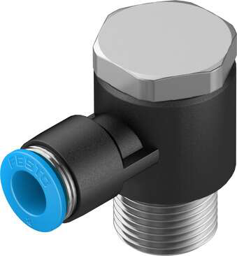 Male thread with external hex