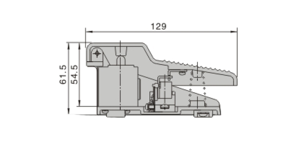 Dimensions AirTAC แมคคานิควาล์ว Mechanical Valve แบบเท้าเหยียบ 3FM 3F Series