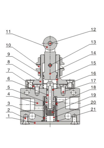 Inner AirTAC Mechanical Valve CM3 Series