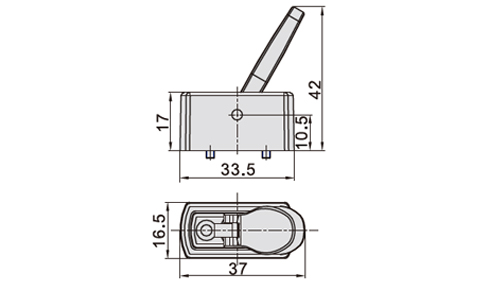 Dimensions AirTAC Mechanical Valve S3 series