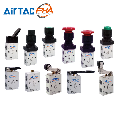 AirTAC แมคคานิควาล์ว Mechanical Valve วาล์วควบคุมแบบต่างๆ S3 Series