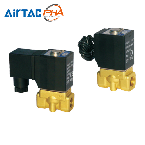 AirTAC Solenoid Valve โซลินอยด์วาล์ว ทองเหลือง 2W Series