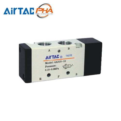 AirTAC วาล์วควบคุมทิศทางการไหลด้วยแรงลม ชนิด 5/2 5/3 ทาง รุ่น 4A Series