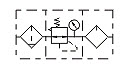 Symbol AirTAC FRL ชุดกรองลมดักน้ำ รุ่น AC, BC Series