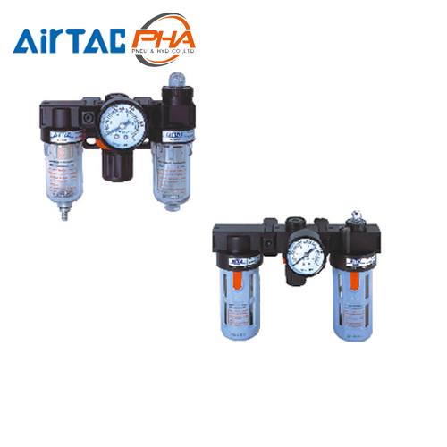 AirTAC FRL ชุดกรองลมดักน้ำ รุ่น AC, BC Series