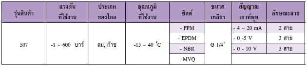 Specification 507 Spec