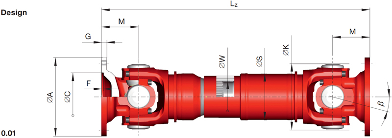 DANA Split bearing eye 390