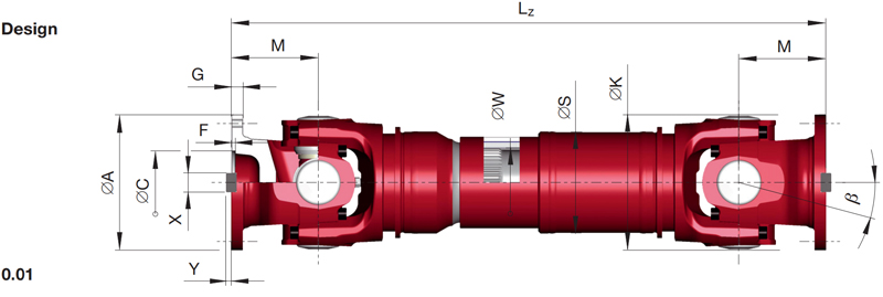 DANA Split bearing eye 392/393