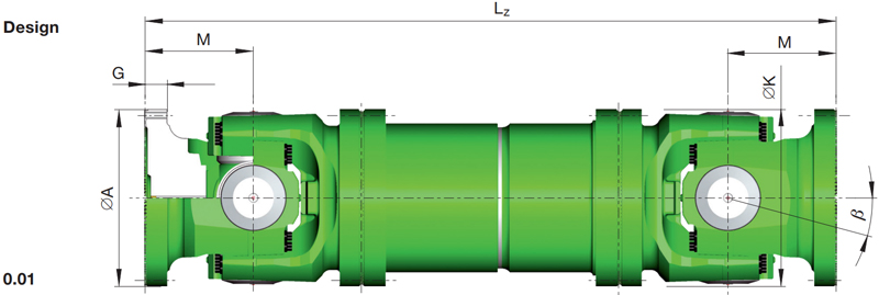 DANA Split bearing eye 498