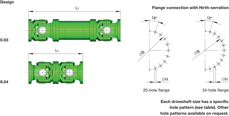 DANA Split bearing eye 498