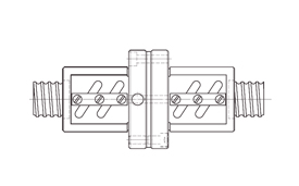 Hiwin Ball screw PFDW 1 Type