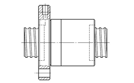 Hiwin Ball screw FSI Type