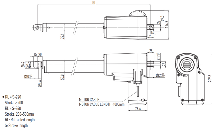 Linear Actuator - LAN3A