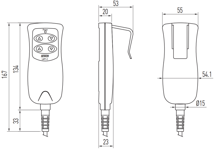 Linear Actuator Keypad - LAP1