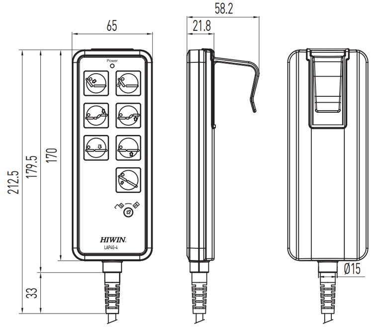 Hiwin Linear Actuator Keypad - LAP4G