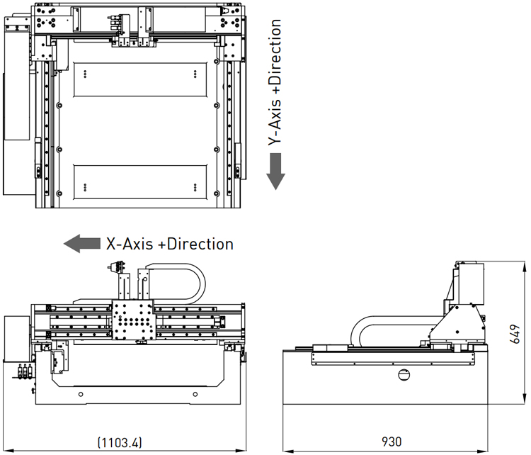 Dimensions - Hiwin Gantry Structure Customization - GLD