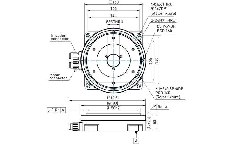 Torque Motor Rotary Table - TMN71