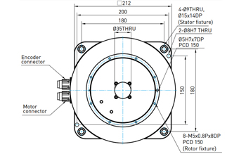 Hiwin Torque Motor Rotary Tables - TMN93