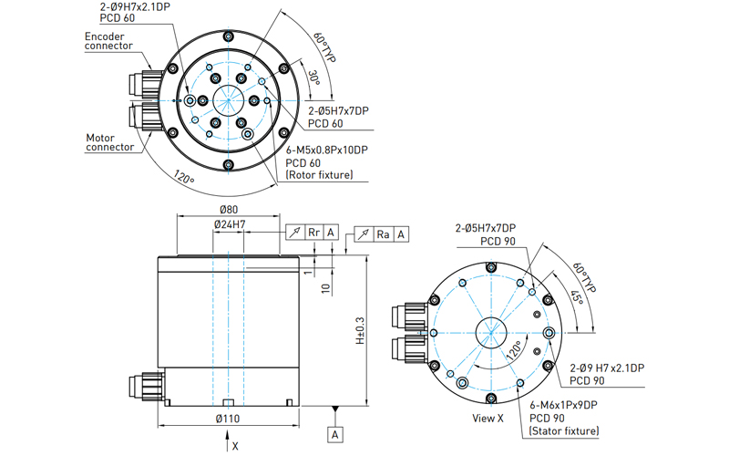 Torque Motor Rotary Table - TMS0 series