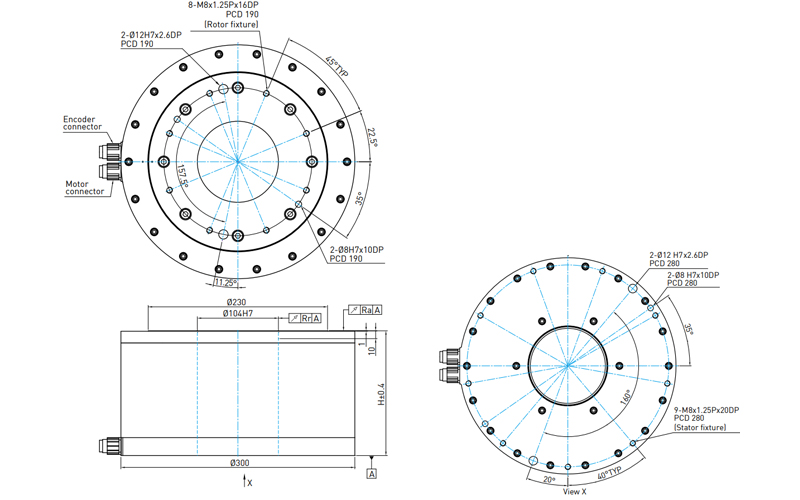 Torque Motor Rotary Table - TMS7 series