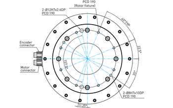 Hiwin Torque Motor Rotary Table - TMS7 series