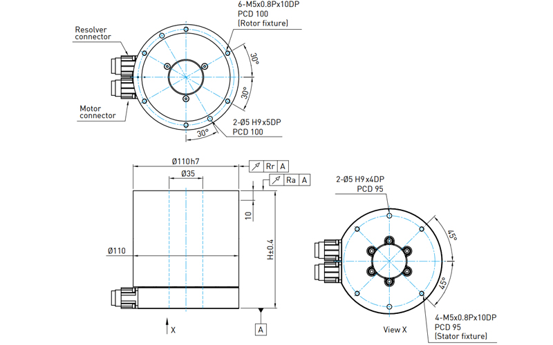 Torque Motor Rotary Table - TMY4 series