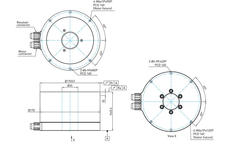 Torque Motor Rotary Table - TMY6 series