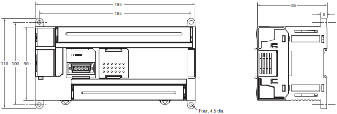 CP1E Dimensions 13