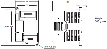 CP1L Dimensions 9 