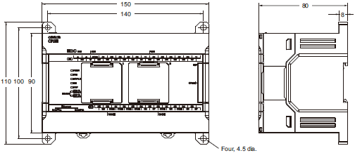 CP2E Dimensions 8 