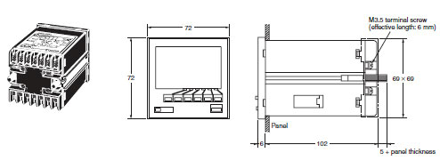 H7BX Dimensions