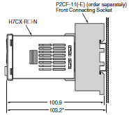 H7CX-R Dimensions