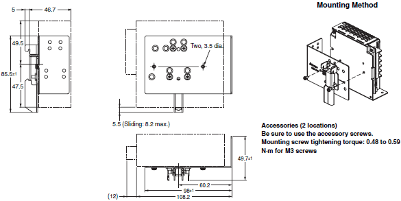 S8FS-C Dimensions 36 