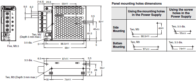 S8FS-G Dimensions 3 