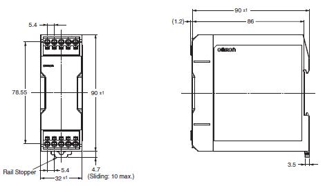 S8V-NF Dimensions