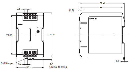 S8VK-S Dimensions