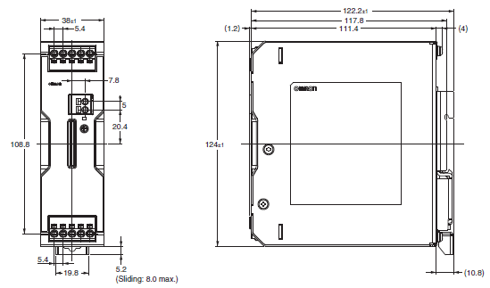 S8VK-S Dimensions