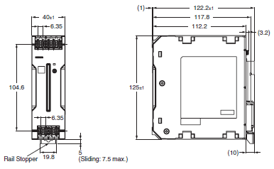 S8VK-T Dimensions 