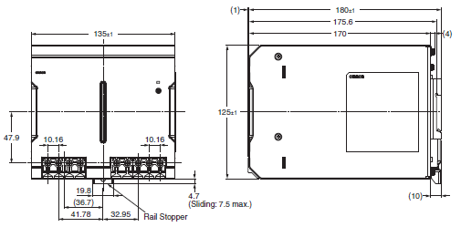 S8VK-T Dimensions 