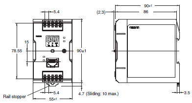 S8VK-X Dimensions