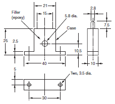 E5CC-800, E5CC-U-800 Dimensions 23 