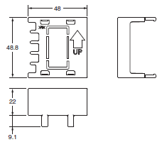 E5CD / E5CD-B Dimensions 8