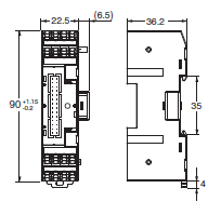 E5DC / E5DC-B Dimensions 8 