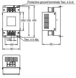 3G3RX-V1 Dimensions 38 