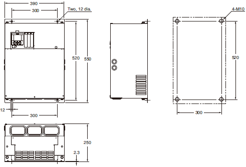 3G3RX2 Dimensions 6