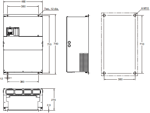3G3RX2 Dimensions 9