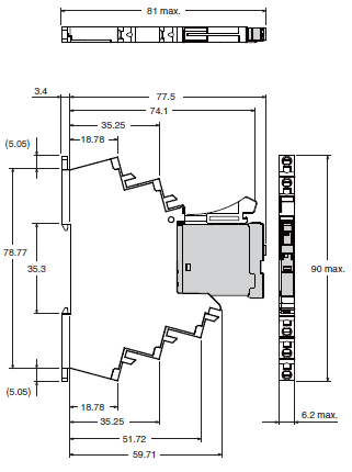 G2RV-SR Dimensions 4 